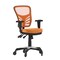 Flash Furniture Orange Mesh Multifunction Chair - Roller Wheels HL-0001-OR-RLB-GG - alternate 4